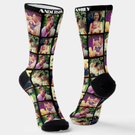 meias de colagem de tendências personalizadas engr