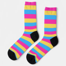 Meias de Sinalizador de PRIDE Pansexual