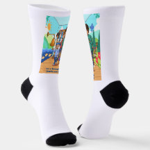 Meias de Tripulação de sobreviventes de câncer