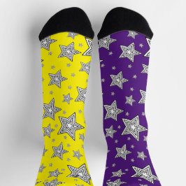 Meias Disformes Com Estrelas