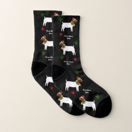 Meias Fazenda de Cabra de Cabra de Natal Personalizada P