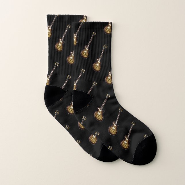 Meias Guitar Instrument All-Over-Print Socks (Par)