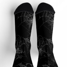 Meias Halloween Web Spider
