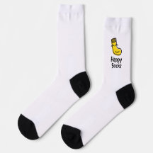Meias "Happy Socks" Smiley Face Crew