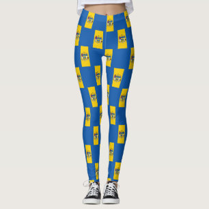 Meias Legging com a Bandeira da Filadélfia, Pensil