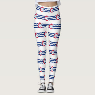 Meias Legging com a Bandeira de Cincinnati, Ohio