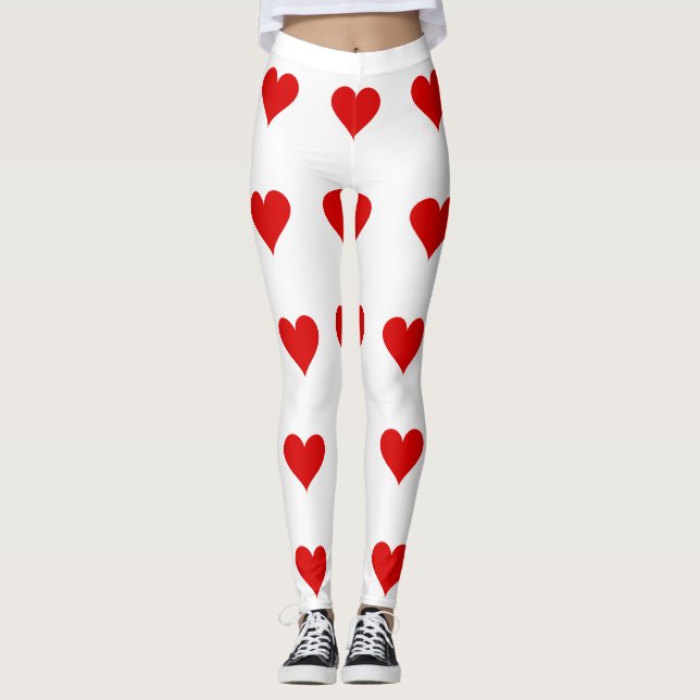Meias Leggings com Coração (Frente)