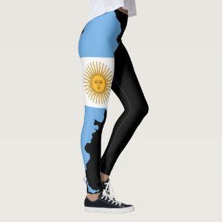 Meias Leggings da Bandeira da Argentina - Presente