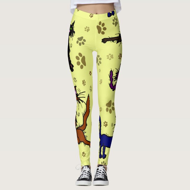 Meias Leggings Louca dos Gatos (Frente)
