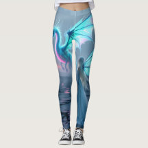 Meias Leggings para Senhoras Dragão & Fada