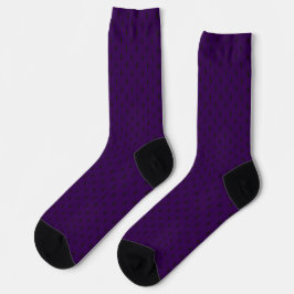 Meias Roxo Escuro padrão Blinky o Morcego