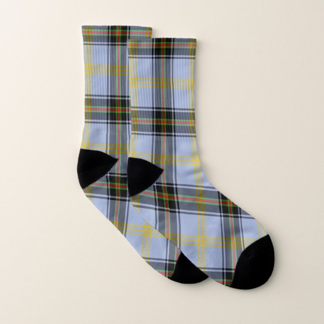 Meias Scottish Clan Bell do Borders Tartan (Par)