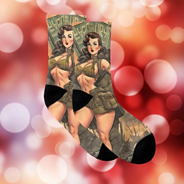 Meias Uma Heroína Pin-Up num Mundo Apocalíptico Postado (Criador carregado)