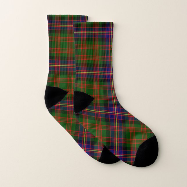 Meias Xadrez Escocesa Clan Cochrane Modern Tartan (Par)