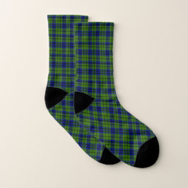Meias Xadrez Escocesa Clan Dickson Tartan