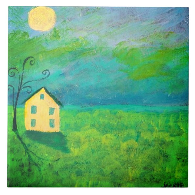 Meio da pintura de Abstrato do nada (Frente)