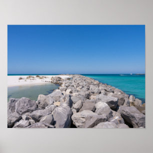 Meio Da Shell Island Jetty Poster
