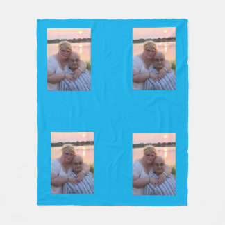 Meio de cobertor de velo personalizado