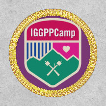 Meio de patch de Crachá IGGPPCamp