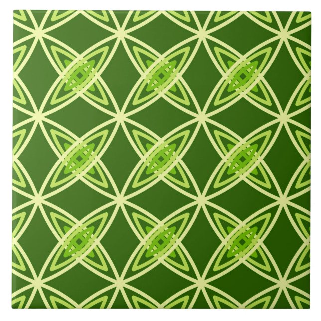 Meio século Atômica Moderno - Verde-Azul (Frente)