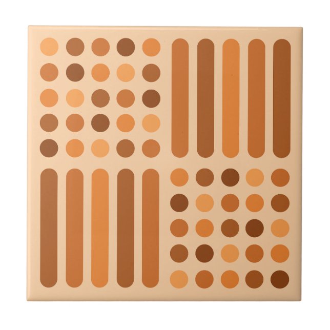 Meio século Círculos Modernos Linhas Laranja (Frente)