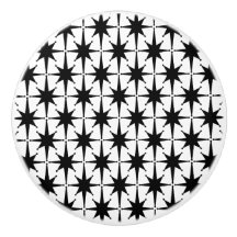 Meio século das Estrelas Atômicas Moderno Preto e