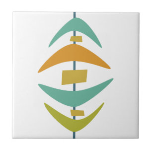 Meio século de Boomerang Verde Laranja Azul Aqua