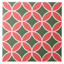 Meio século de padrão retrorreflector verde e rosa