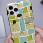 Meio século de Starburst dos Quadrados Amarelos Ve<br><div class="desc">Esta capa de telefone moderna do século médio é ilustrada por retângulos aqua azuis,  abacados verdes,  amarelos e de abstrato bronzeado,  juntamente com os destaques de estornamentos pretos e brancos. Adicione uma pop de diversão e segurança retroativa ao seu telefone!</div>