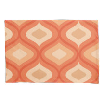 Meio século laranja e bege moderno