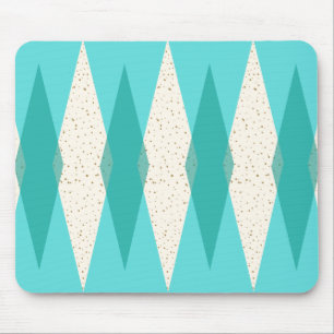 Meio século Modern Argyle Mousepad