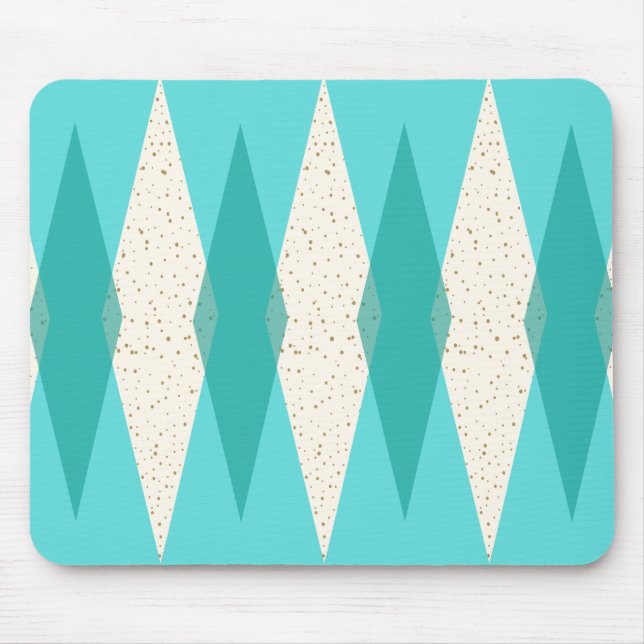 Meio século Modern Argyle Mousepad (Frente)
