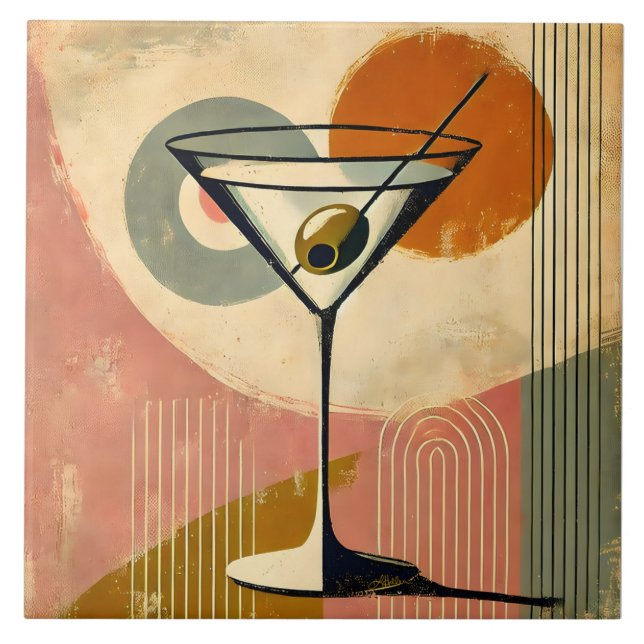 Meio século Modern Art Martini (Frente)