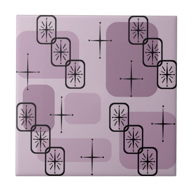 Meio século Modern Sputnik Mauve (Frente)