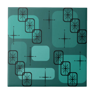 Meio século Modern Sputnik Teal