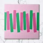 Meio século Moderno Atômico Blocos Rosa, Verde<br><div class="desc">Meio século inspirado,  divertido e ousado com blocos coloridos e funerários. Perfeito para amantes de estilo retrô e vintage.</div>