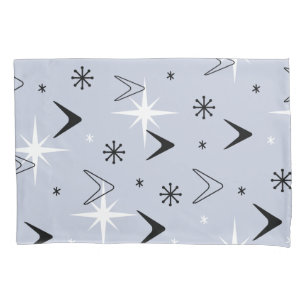 Meio século Moderno Boomerangs Silver Blue