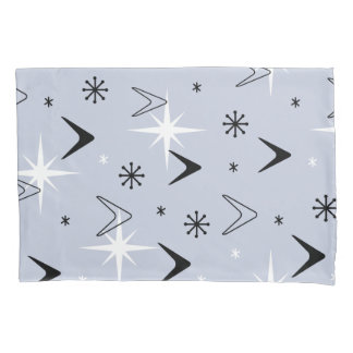 Meio século Moderno Boomerangs Silver Blue