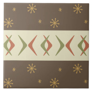 Meio século Moderno Bumerangs Multicolor