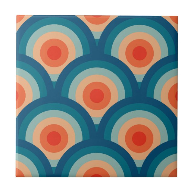 Meio século moderno de Azulejo cerâmico (Frente)