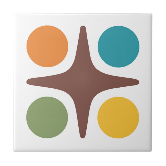 Meio século Moderno de Starburst Geométrico (Frente)