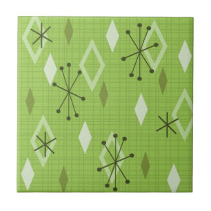 Meio século Moderno Diamantes Chartreuse