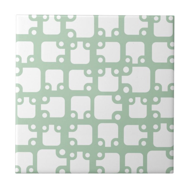 Meio século moderno padrão verde 2 (Frente)