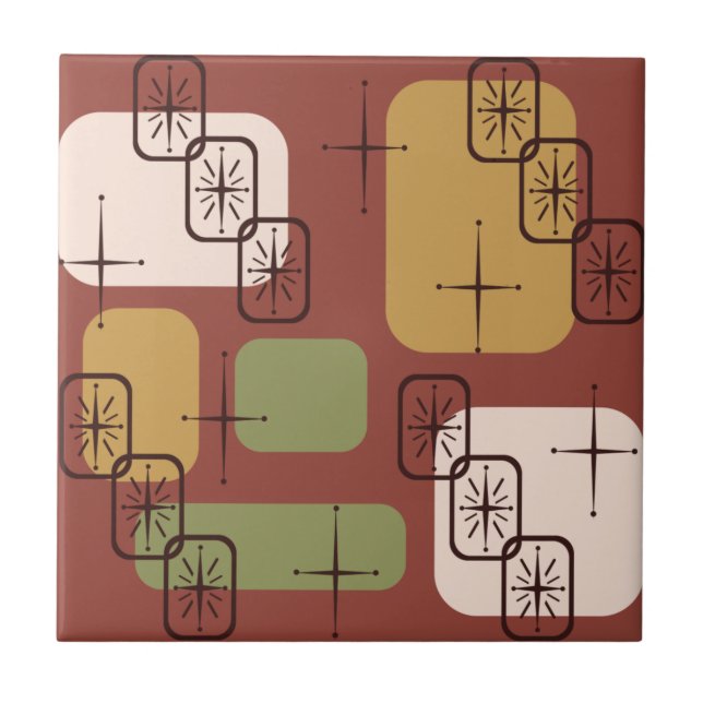 Meio século Moderno Sputnik Multicolor 2 (Frente)