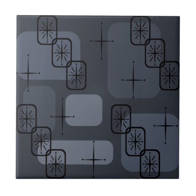 Meio século Moderno Sputnik Slate (Frente)