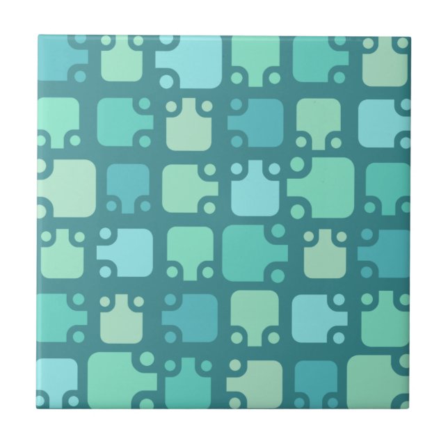 Meio século Padrão Moderno Oceano Azul (Frente)