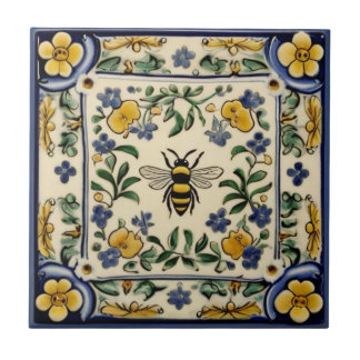 Mel Abelha Azul Tradicional Amarelo Mediterrâneo