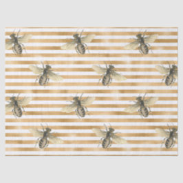 Mel Bee Series Design 11 Papel Tecido
