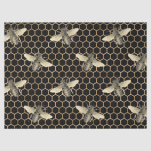 Mel Bee Series Design 8 Papel Tecido