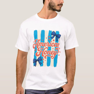 Mel Mel Patriótico Arco Camisa Vintage Design_